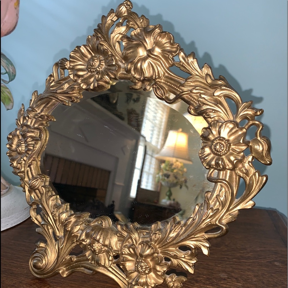 Antique Mirror with Stand